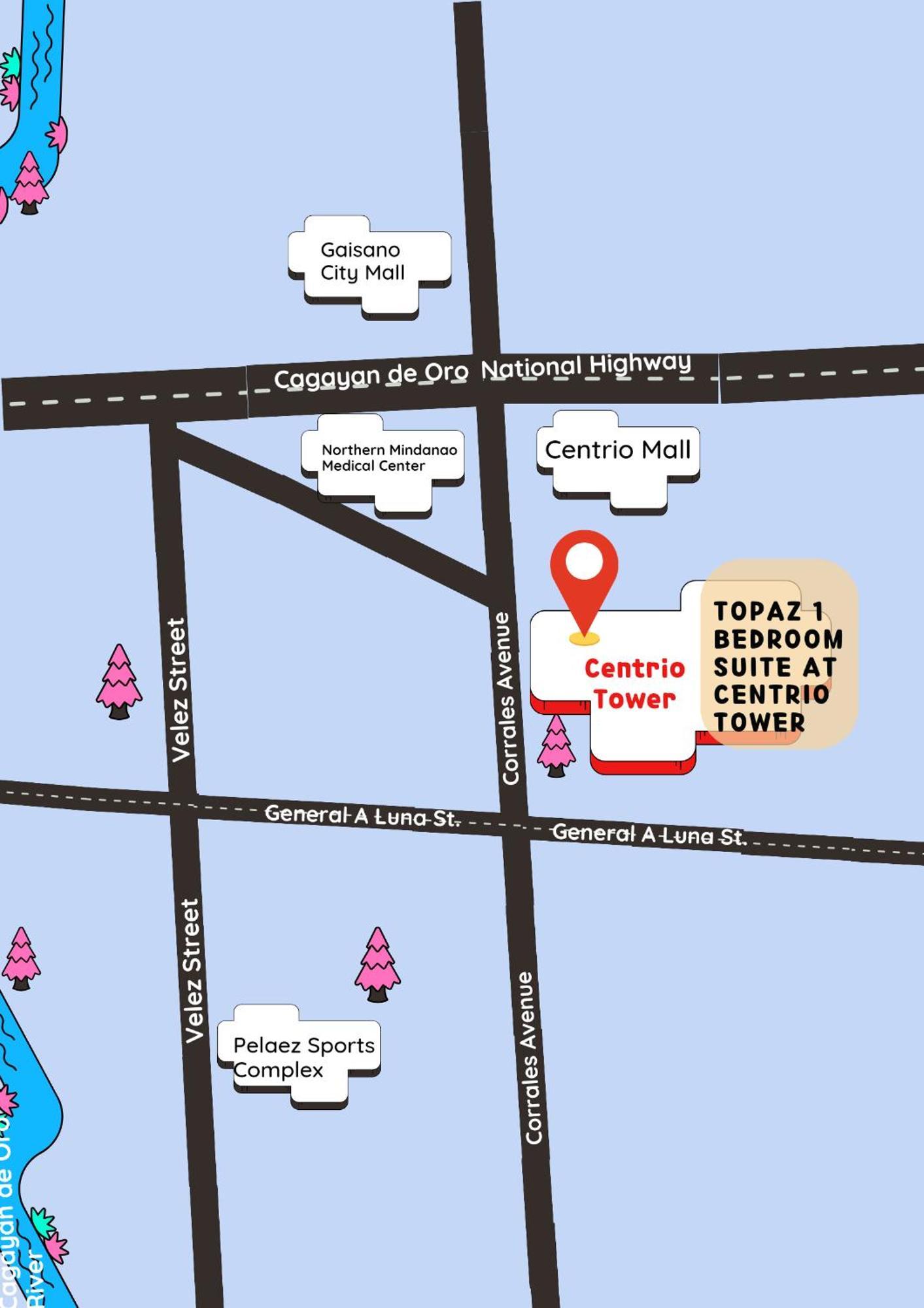 Topaz 1 Bedroom Suite Orochi Staycation Ph At Centrio Towers Cagayan de Oro Esterno foto